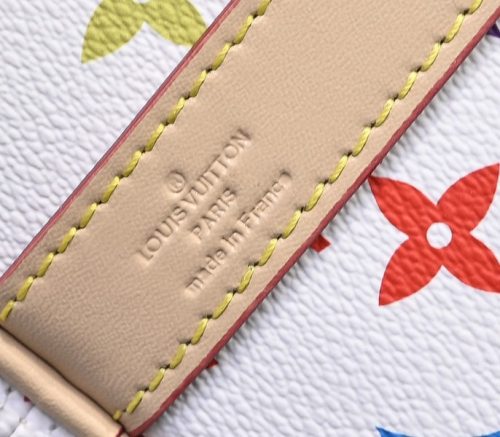 X TM Multicolored Keepall Bandouliere 50 In White - Image 9